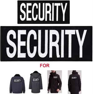 En stock plusieurs tailles de patchs <span class=keywords><strong>velcro</strong></span> de sécurité broderie personnalisée insigne de sécurité tactique pour uniformes - Product Image 4