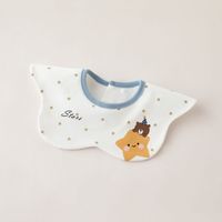 Bavoirs pour bébés nouveau-nés de 0 à 3 ans, imperméables, en coton, classe A, rotation à 360 degrés, conçus pour éviter les éclaboussures et les fuites.