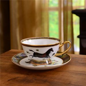 Promotion 15 Pcs Nordic Royal War Horses Porcelain Coffee <b>Tea</b> Cups <b>Set</b> for Home Decors - Product Image 3