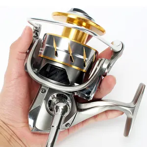 High Qualiblackinning Fishing Reel Saltwater Bfishing for Fishing Customized Logo Picture Spinning Aluminum Alloy Body 1pcs