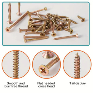 Color Zinc Self Tapping Screw 880Pcs Phillips Head Countersunk Drywall Screws Imperial Inch Grade A Carbon Steel - Product Image 5
