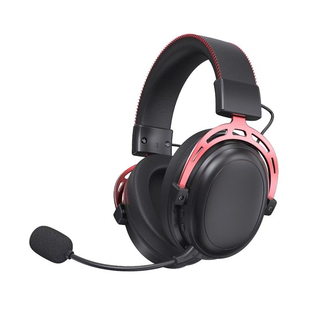 Low Latency 2.4G Wireless RGB Gaming Headset with Mic Over Ear Headsets  IPX-5 Waterproof  for PC