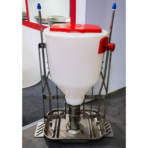 Équipement d'élevage de porcs de conception NOUVELLE 2025, mangeoire automatique pour porcs en <span class=keywords><strong>plastique</strong></span> durable, mangeoire humide et sèche pour porcs - Product Image 3