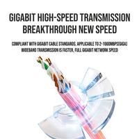 Cable Ethernet Cat6 UTP de 305m (1000 pies), Cobre Sólido 24AWG, Cable de Red LAN a Granel, Probado con Fluke, Certificado ISO, Directo de Fábrica, OEM