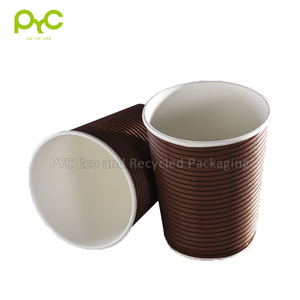 Giấy Kraft Đựng Nước Trà Sữa Đơn Giản Trực Tiếp Từ Nhà Máy Cốc Uống Nước Cốc Cà Phê Giấy Gợn Sóng Hai Lớp Dùng Một Lần - Product Image 6
