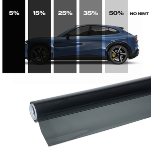 Film teinté pour vitres de voiture en céramique inorganique pure à 100 %, 1 % VLT, haute définition, sans interférence de signal, 90 % IRR, 100 % UVR - Product Image 3