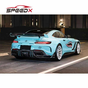 Kit carrosserie en carbone IMP GEN2 pour Mercedes Benz AMG GT, pare-chocs avant et arrière, jupes latérales, aileron, capot - Product Image 3