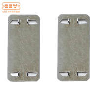 Protector de Cables de Acero Inoxidable de 1-3/8\" de Ancho x 3\" de Alto, Placas Protectoras de Cables con Tope de Acero