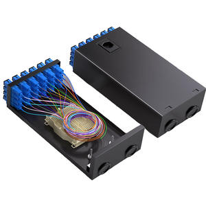 Boîtier <span class=keywords><strong>de</strong></span> terminaison <span class=keywords><strong>fibre</strong></span> optique mural SC/UPC 24 cœurs, marque DIMAN, en tôle galvanisée, personnalisable pour salle <span class=keywords><strong>de</strong></span> communication - Product Image 1