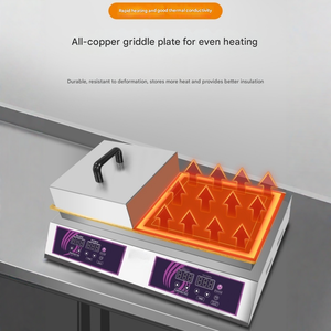 Máquina Comercial <span class=keywords><strong>para</strong></span> Hacer Panqueques y Crepas de Acero Inoxidable <span class=keywords><strong>para</strong></span> Alta Eficiencia en Hoteles y Cafeterías - Product Image 1