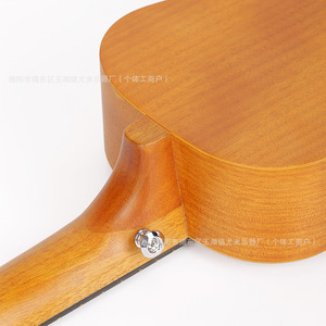 อูคูเลเล่ 23 นิ้ว ไม้มะฮอกกานี สี่สาย เครื่องดนตรีขัดเงาสำหรับผู้เริ่มต้น - Product Image 4