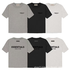 Camiseta de Manga Corta Transpirable con Estampado de Letras, Estilo Vintage, Colección SS22, Temporada 8, Essentials Cross-Border - Product Image 5