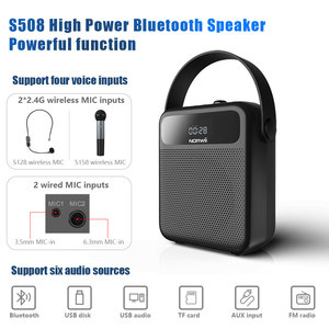 Amplificador de Voz Profesional Inalámbrico Norwii S508 de 2.4GHz, Alta Potencia de 30W, Altavoces Bluetooth Portátiles para Exteriores y Espacios Grandes - Product Image 5