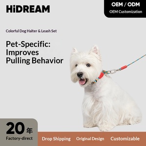 Halb-Restriktives Anti-Zug Hundehalsband Trainingshalsband mit Verstellbarer Kontrolle für Kleine Hunde Anti-Würge-Design Farbenfroh - Product Image 1