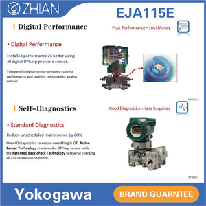 Capteur de débit Yokogawa 4-20 MA BRAIN HART EJA115 flambant neuf - Product Image 6