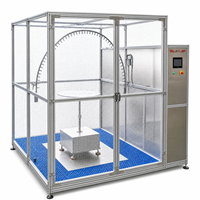 Dispositivo de Prueba de Impermeabilidad IPX4 para Grifos y Cabezales de Ducha Termostáticos Digitales, Sistema de Prueba de Pulverización con Tubo Oscilante, Prueba de Lluvia con Tubo Oscilante