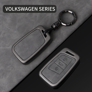 Funda para llave de coche de aleación de Zinc para VW Volkswagen Golf 7 MK7 Tiguan MK2 para SEAT Ateca Leon <span class=keywords><strong>FR</strong></span> 2 <span class=keywords><strong>Ibiza</strong></span> - Product Image 2