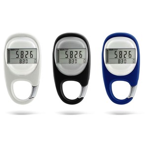 <span class=keywords><strong>Compteur</strong></span> de pas 3D avec clip d'escalade et porte-clés, batterie à mémoire de données de 7 ans, alimenté par piles pour usage extérieur - Product Image 4