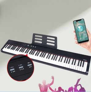 Simulación <span class=keywords><strong>de</strong></span> martillo ponderado <span class=keywords><strong>de</strong></span> Piano electrónico <span class=keywords><strong>de</strong></span> 88 teclas para principiantes, Piano Digital MIDI multifuncional, venta directa <span class=keywords><strong>de</strong></span> fábrica - Product Image 4