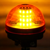 Feux de signalisation LED 40W, lumière stroboscopique d'avertissement, montage magnétique à vis, boîtier en polycarbonate, lumière clignotante ambre, IP65, alerte de sécurité pour véhicules