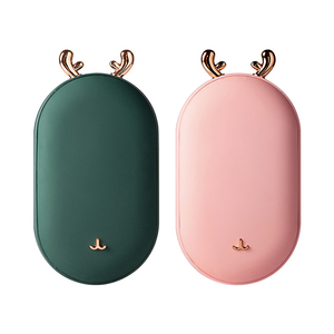 Cadeau chaud Mini mignon hiver 5200mAh voyage Powerbank Portable réutilisable dessin animé poche Double face chauffage USB chauffe-main plus chaud - Product Image 6