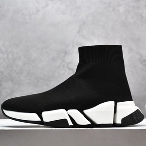 Men's Casual Sneakers High-Quality Breathable Lightweight Sports Shoes <b>Sock</b> Design Soft Sole Comfortable Walking Shoes - Product Image 4