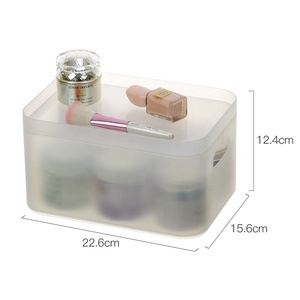 Organisateur de bureau en plastique de haute qualité pour la maison, empilable et anti-poussière, boîte de rangement bien rangée avec couvercle - Product Image 6