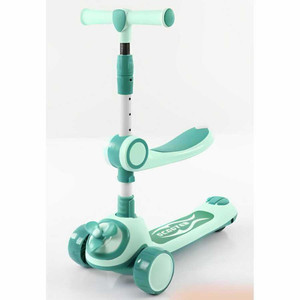 Multicolore per bambini pieghevole Kick Push Scooter in plastica e ferro confezione da 8-per il fornitore all'ingrosso per bambini - Product Image 1