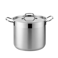 Couscoussier en acier inoxydable avec poignées métalliques pour cuisinière à gaz et plaque à induction – Vente en gros