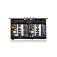 Amplificateur de puissance stéréo numérique professionnel ET4350 4 canaux 350W 8 ohms XLR en alliage d'aluminium portable pour scène et extérieur