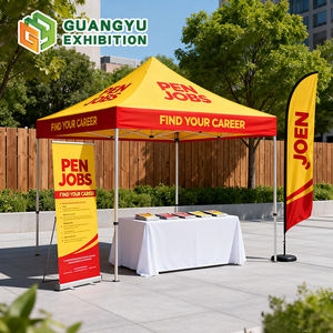 Carpa <span class=keywords><strong>Comercial</strong></span> Plegable para Mercado, Carpa de Playa Instantánea, Gazebo, Toldo Pop-Up, Carpa de Marca Personalizada de Buena Calidad 3x3 - Product Image 1