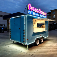 Onlywe Food Truck : Camion de restauration personnalisé, idéal pour hot-dogs, pizzas, café, glaces, camping, marchés nocturnes, buffets mobiles