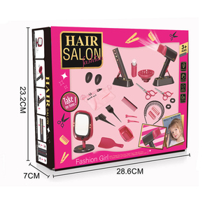 17 Uds. De juguetes de maquillaje, juego de simulación de peluquería preescolar, <span class=keywords><strong>juguete</strong></span> de plástico <span class=keywords><strong>para</strong></span> <span class=keywords><strong>niñas</strong></span>, <span class=keywords><strong>juguete</strong></span> cosmético <span class=keywords><strong>para</strong></span> peluquería - Product Image 4