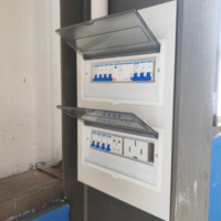 Boîtier de disjoncteur encastré en plastique Huaxing LPZ30, boîte de distribution MCB, boîtier IP43 pour usage intérieur, 60A 12S