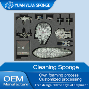 YuanYuan <strong>Custom</strong> Black Display Gift Boxes Upholstery <strong>Cushion</strong> <strong>Foam</strong> <strong>Insert</strong> Sponge Protective &amp; Cushioning Material - Product Image 2