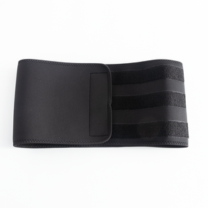 Ceinture de soutien lombaire amincissante en néoprène respirant et confortable pour la protection sportive, noir/bleu, marque Medakor - Product Image 3