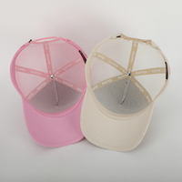 Casquette de baseball en maille à 5 panneaux avec logo personnalisé en PVC, vente en gros d'usine OEM BSCI, Gorras classiques unies, Casquette Trucker en coton pour hommes