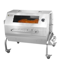 Grand barbecue au charbon de bois sans fumée pour l'extérieur, barbecue au gaz commercial pour l'extérieur, barbecue en acier inoxydable pour la cuisine, barbecue au gaz