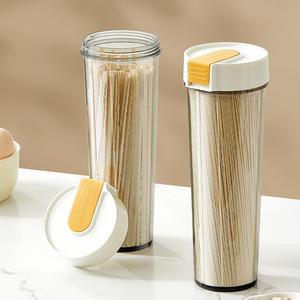Harga pabrik 1000ml paket Pasta Spaghetti dapur toples Odm multiguna wadah penyimpanan makanan mie nasi - Product Image 4