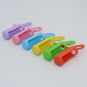 Funda de silicona personalizada para desinfectante de manos, perfume, lápiz labial, ligera y fácil de transportar, funda protectora de silicona para botella. - Product Image 4