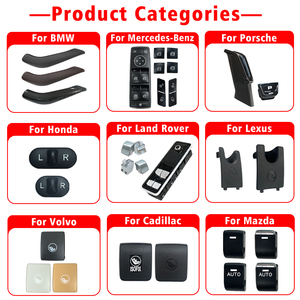 Compatible avec <span class=keywords><strong>Porsche</strong></span> Macan 95B.2, Cache-bouton d'ouverture de fenêtre de porte de voiture, Systèmes de carrosserie automobile, Lève-vitres, Pièce de véhicule 95B907040BQDML - Product Image 5