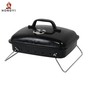 เตาบาร์บีคิวถ่านขนาดเล็กพกพา Hongyi สำหรับตั้งแคมป์ปิกนิกกลางแจ้ง สำหรับ 1-2 คน แบบมัลติฟังก์ชั่น ป้องกันควันและลม - Product Image 5