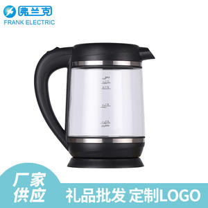 Hervidor eléctrico de vidrio Frank de 1.7L con apagado automático, asa y base - Product Image 2