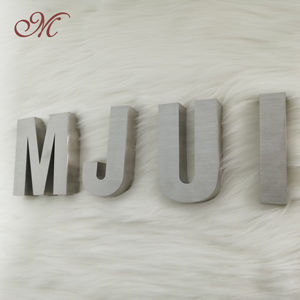 Señalización de letras de Metal cortadas con láser de acero inoxidable cepillado retroiluminado personalizado para empresas Mall Hospitales Park Publicidad al aire libre - Product Image 6