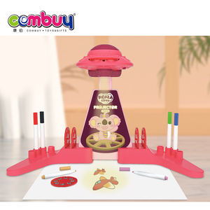 Oyuncaklar çocuklar öğrenme seti LED slayt boyama çizim projektör - Product Image 2