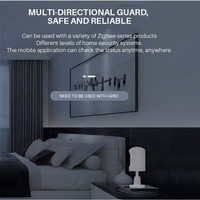 Détecteur de mouvement humain intelligent SIXWGH Zigbee 3.0, grand angle de 150°, détecteur PIR, portée de 7 m, contrôle sans fil par application, alimenté par batterie, pour la maison