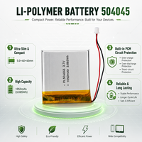 Batterie Li-ion polymère rechargeable 3,7 V 1050 mAh 504045 pour traceur GPS, appareil intelligent, équipement médical