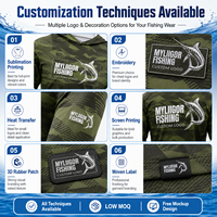 Camisa de Pesca Elástica en 4 Direcciones con Protección Solar y Logotipo Personalizado, Camisa de Pesca Sublimada de Manga Larga Flexible con Capucha y Protección UPF
