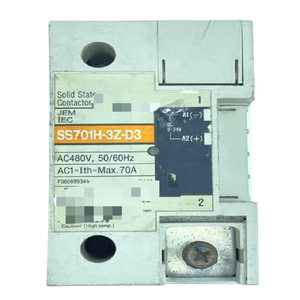 Contactor auxiliar de estado sólido Jem Iec, Japón, 480vac, 70a, nuevo, Original, listo, en stock, automatización Industrial, Pa Orig, 2017 - Product Image 1