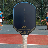 Raquette de pickleball OEM Yinjoy 2026 T700 en carbone, technologie de mousse MPP, revêtement en granulés de cristal, raquette d'entraînement haute performance